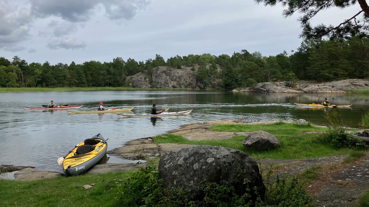 Paddla vid Björnö naturreservat